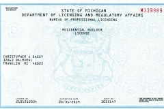 Builder's License
